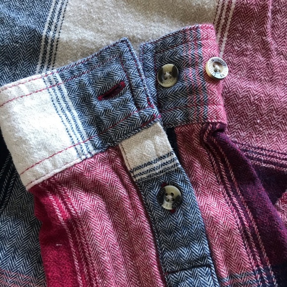 Lincoln Outfitters Red Flannel Button Down - Picture 5 of 8